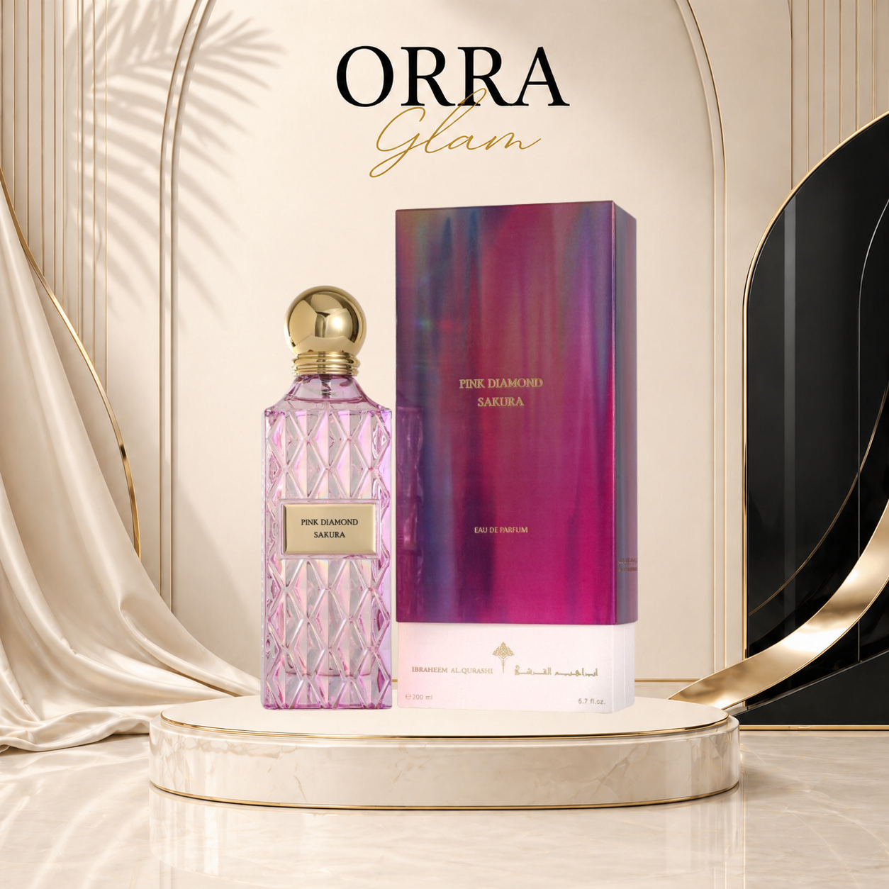 Pink Diamond Sakura Ibraheem AlQurashi for women 200 ml
