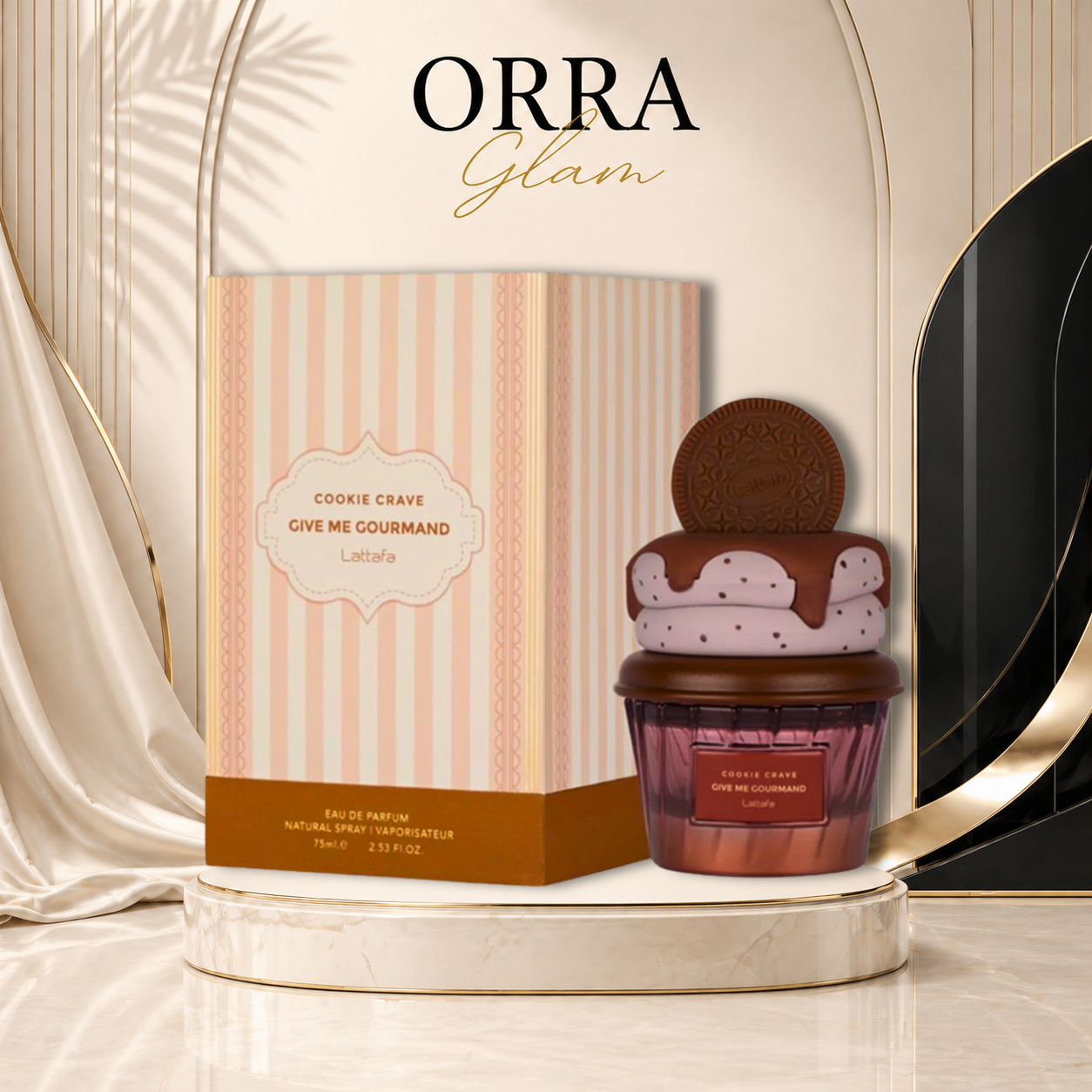 Lattafa Cookie Crave Eau de Parfum, Give me Gourmand Collection, 75ml