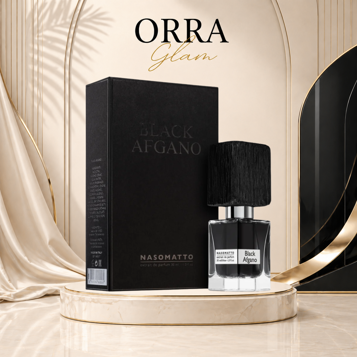 Black Afgano Extrait Parfum For Men 30Ml