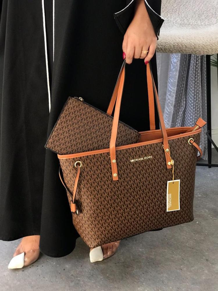 Michael Kors Jet Set Travel Large Top Zip DrawstrIng Tote