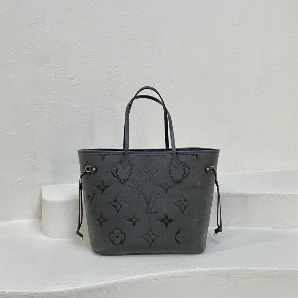 Louis Vuitton Neverfull MM Noir Empreinte Bag M45685(Master Quality)