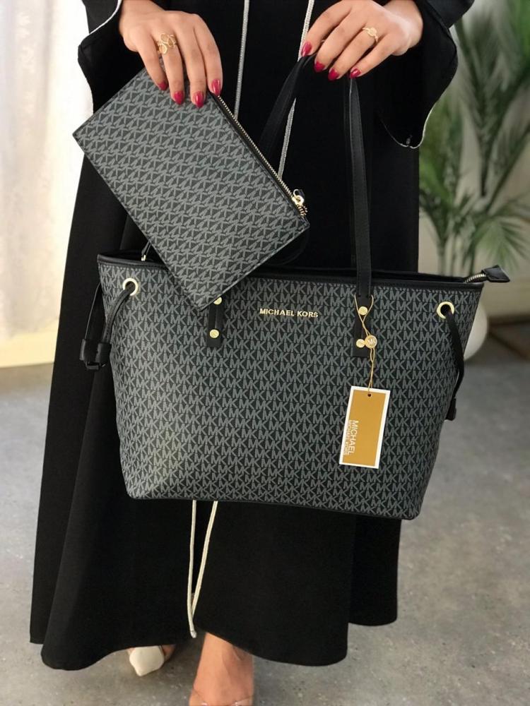 Michael Kors Jet Set Travel Large Top Zip DrawstrIng Tote