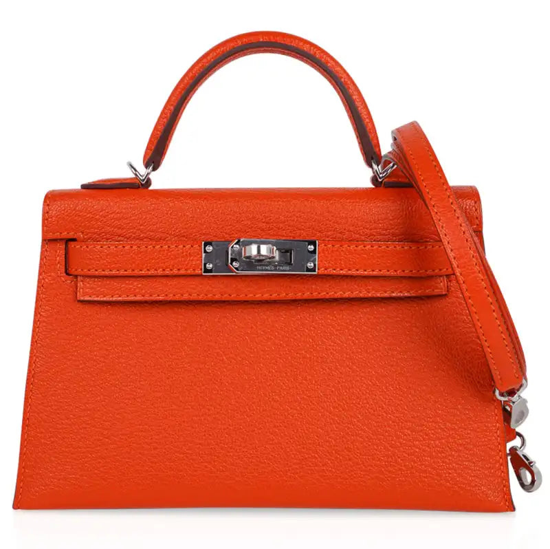 Hermes Kelly 20 Mini Sellier Bag (Mirror)