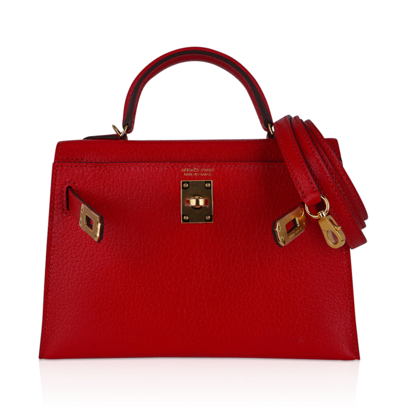 Hermes Kelly 20 Mini Sellier Bag (Mirror)